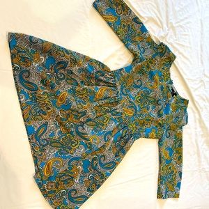 H&M mini paisley print dress
